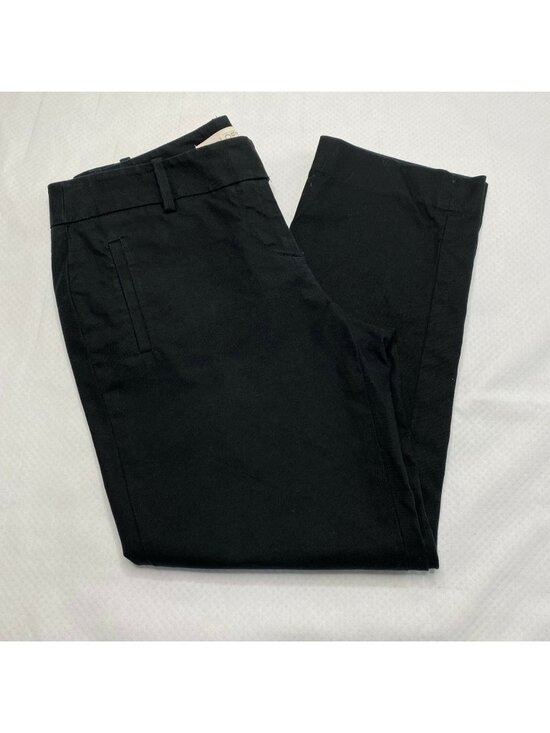 Ann Taylor Loft Pants - Ann Taylor Loft Black Marisa Petite 2P Straight-Leg Dress Pants Womens Work Trou